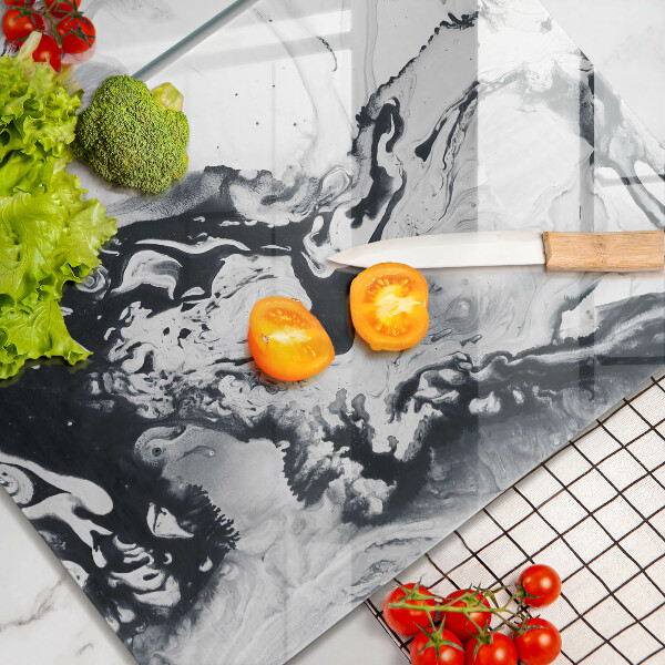 Induction hob cover Ink abstraction