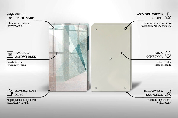 Kitchen worktop protector Sharp abstraction