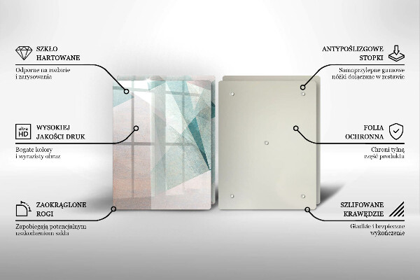 Kitchen worktop protector Sharp abstraction