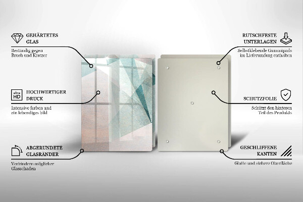 Kitchen worktop protector Sharp abstraction