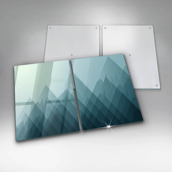 Kitchen worktop protector Abstract mountains