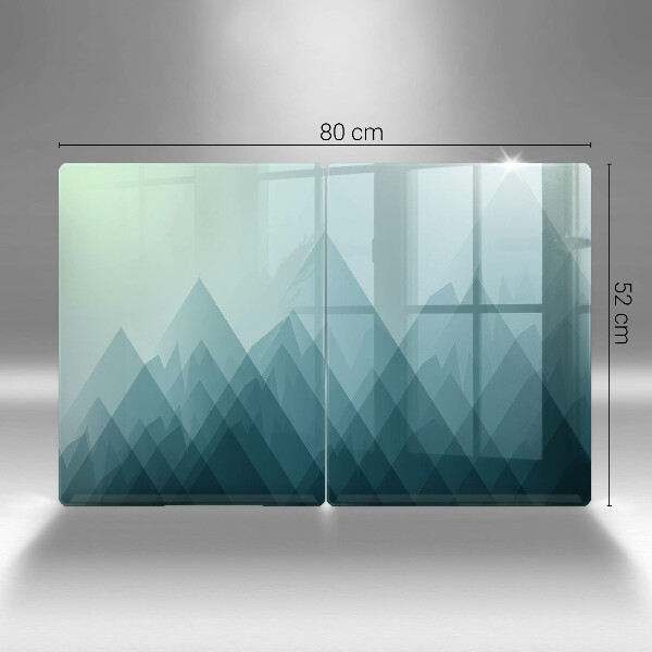 Kitchen worktop protector Abstract mountains