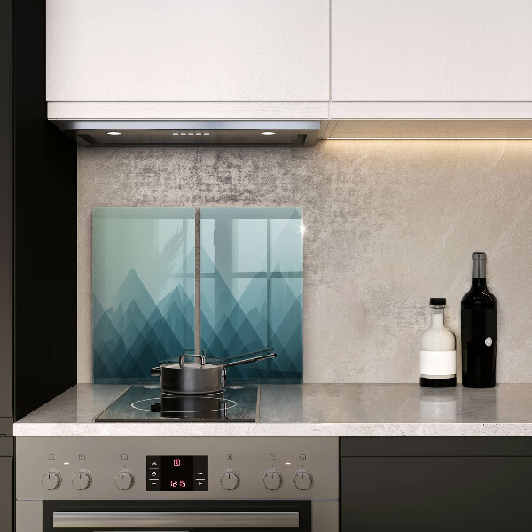 Kitchen worktop protector Abstract mountains