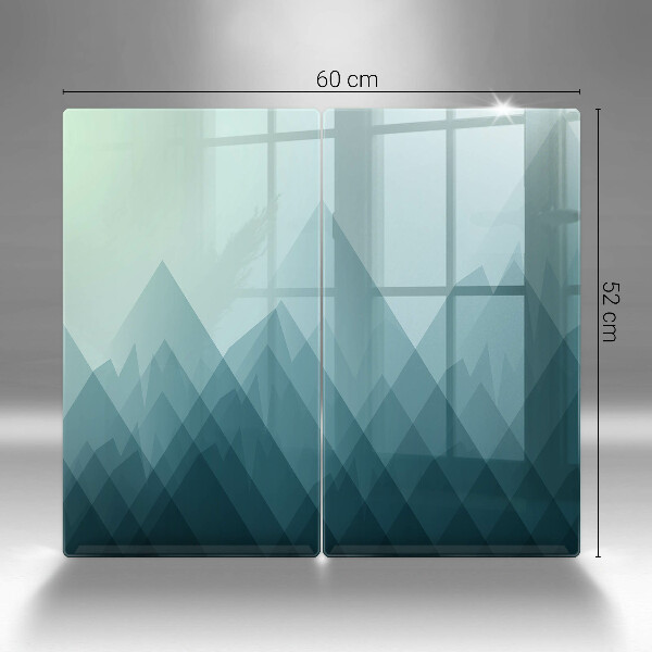 Kitchen worktop protector Abstract mountains