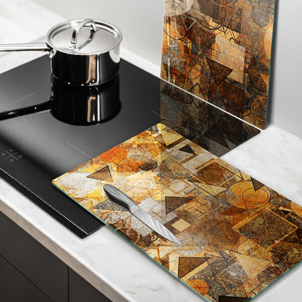 Kitchen worktop protector Geometric figure pattern