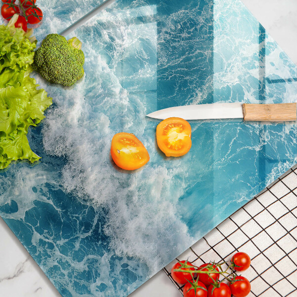 Kitchen worktop protector Water sea waves