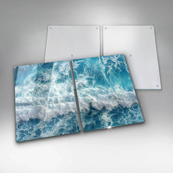Kitchen worktop protector Water sea waves