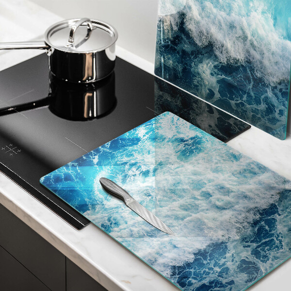 Kitchen worktop protector Water sea waves