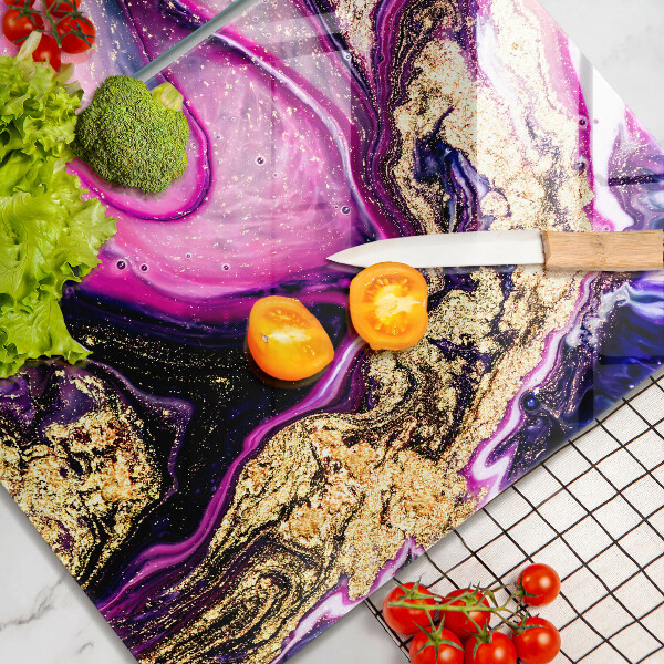 Work surface savers Abstraction design gold