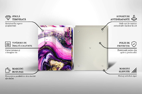 Work surface savers Abstraction design gold