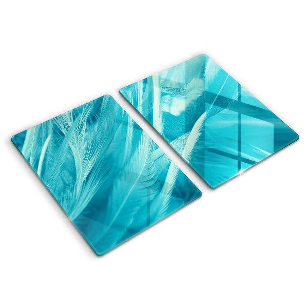 Induction hob cover Delicate feathers