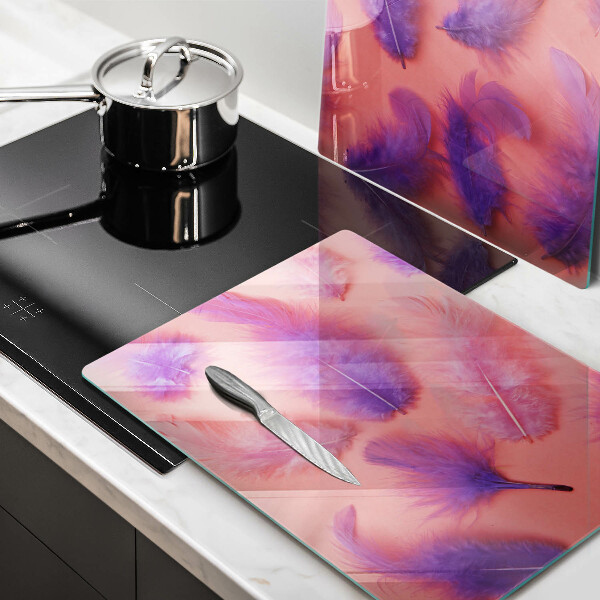 Induction hob cover Fluffy feathers