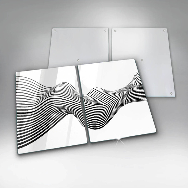 Induction hob cover Linear abstraction