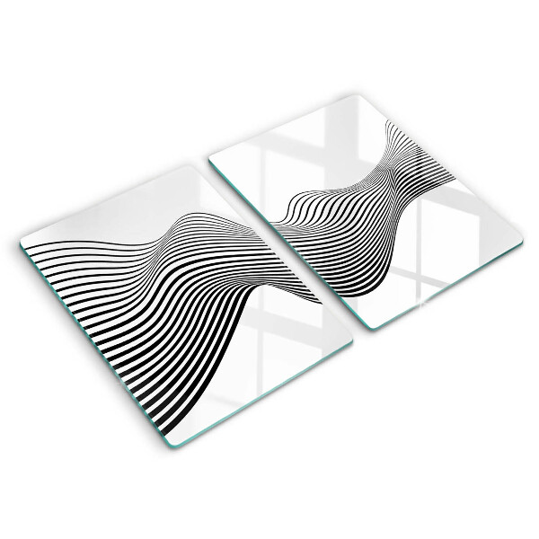 Induction hob cover Linear abstraction