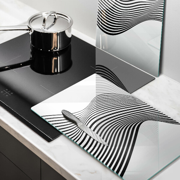 Induction hob cover Linear abstraction