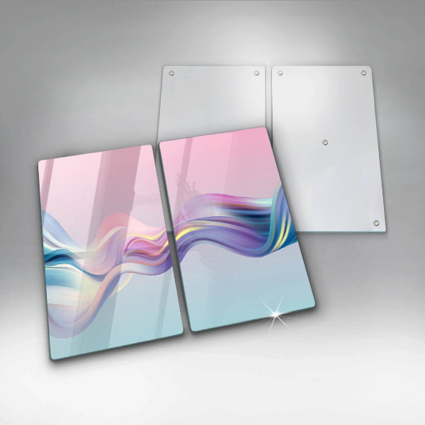 Induction hob cover Pastel abstraction