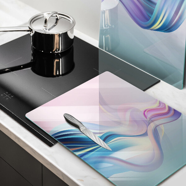 Induction hob cover Pastel abstraction
