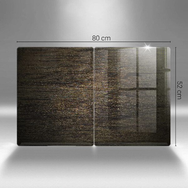 Induction hob cover Wood texture