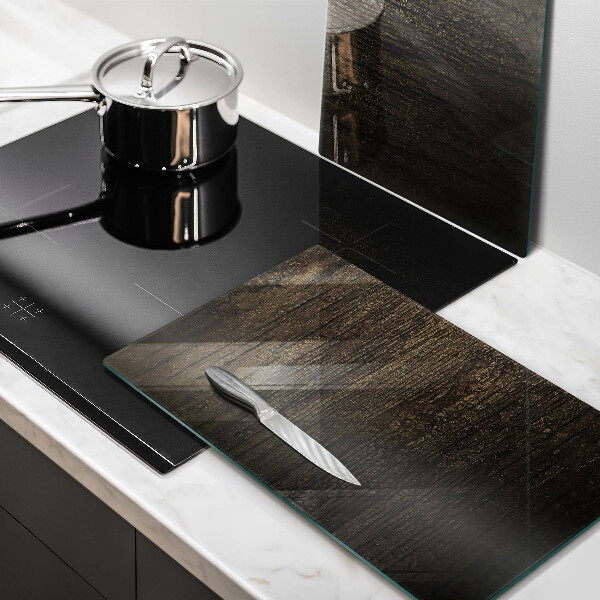 Induction hob cover Wood texture