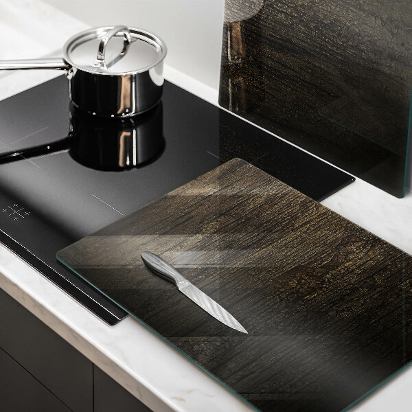 Induction hob cover Wood texture