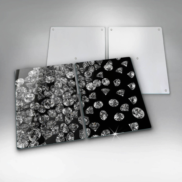 Induction hob cover Diamonds