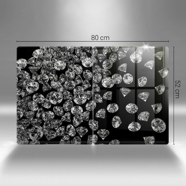 Induction hob cover Diamonds