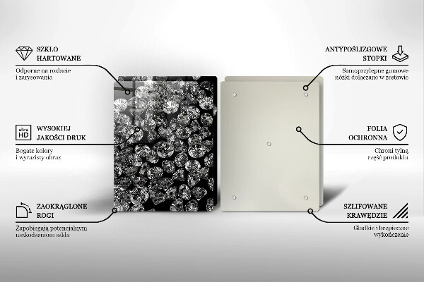 Induction hob cover Diamonds