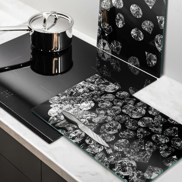 Induction hob cover Diamonds
