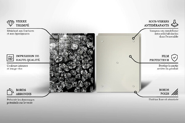 Induction hob cover Diamonds