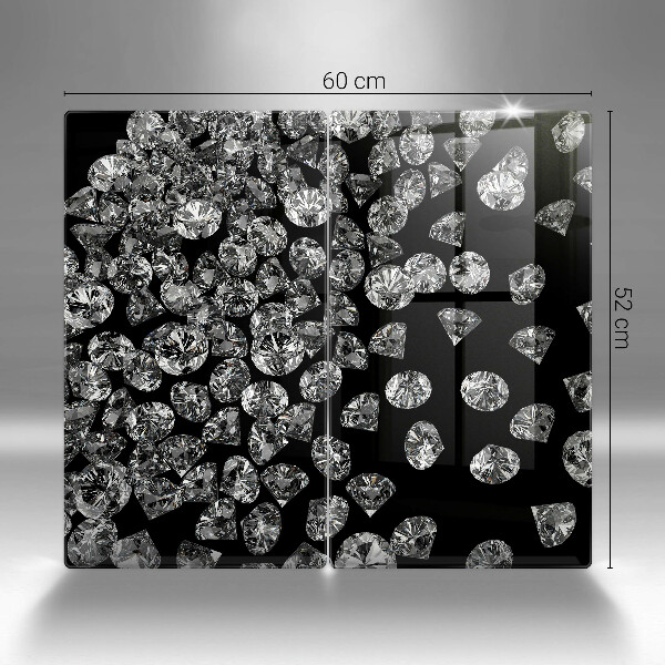 Induction hob cover Diamonds