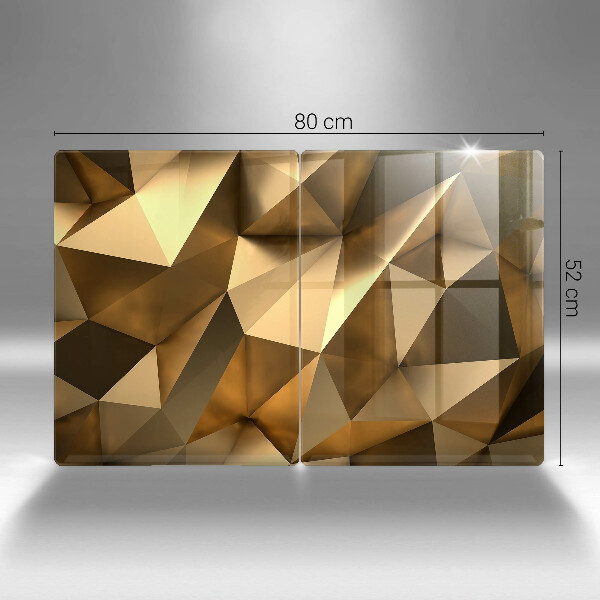 Induction hob cover Background abstraction structure