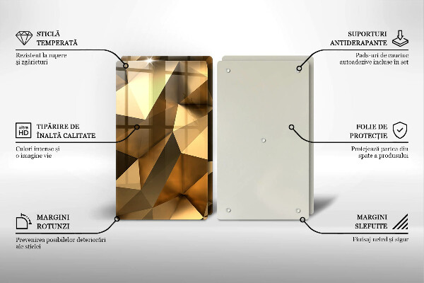 Induction hob cover Background abstraction structure