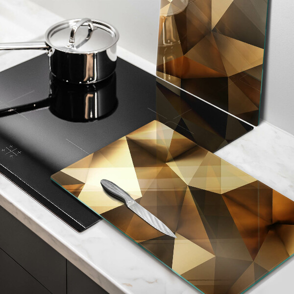 Induction hob cover Background abstraction structure