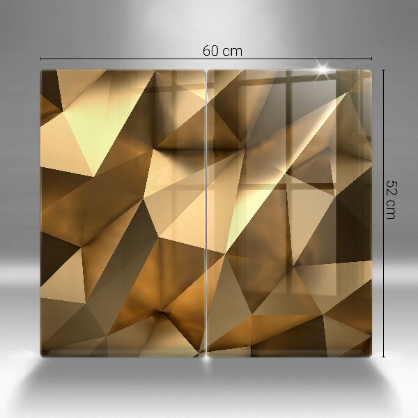 Induction hob cover Background abstraction structure