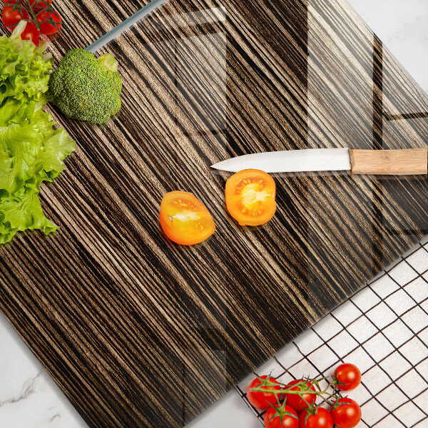 Induction hob cover Wood texture