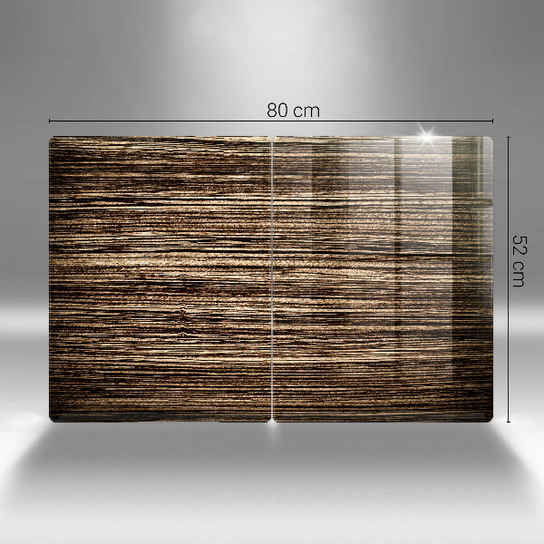 Induction hob cover Wood texture