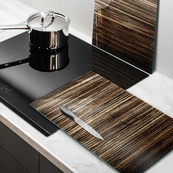 Induction hob cover Wood texture