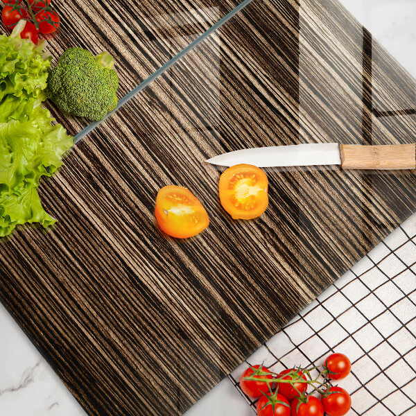 Induction hob cover Wood texture