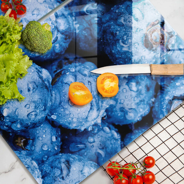 Induction hob cover Juicy blueberries