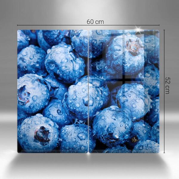 Induction hob cover Juicy blueberries