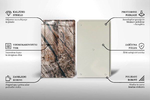 Kitchen worktop protector Wood structure