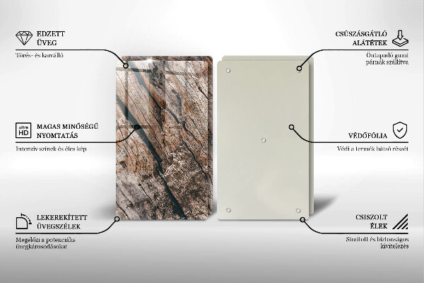 Kitchen worktop protector Wood structure