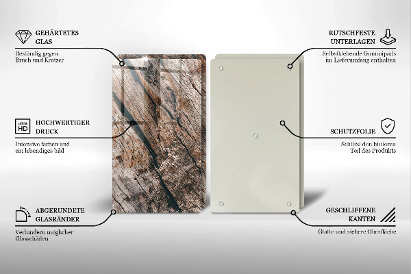 Kitchen worktop protector Wood structure