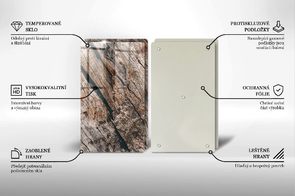 Kitchen worktop protector Wood structure