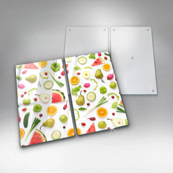 Kitchen worktop protector Fruit and vegetables pattern