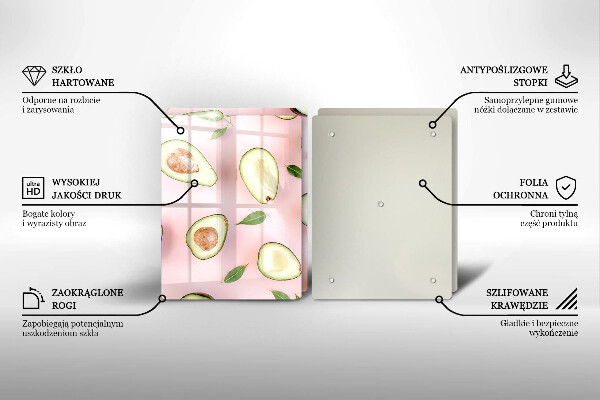 Work surface savers Avocado pattern