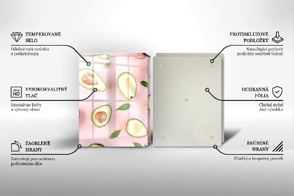 Work surface savers Avocado pattern