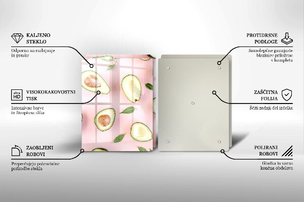 Work surface savers Avocado pattern