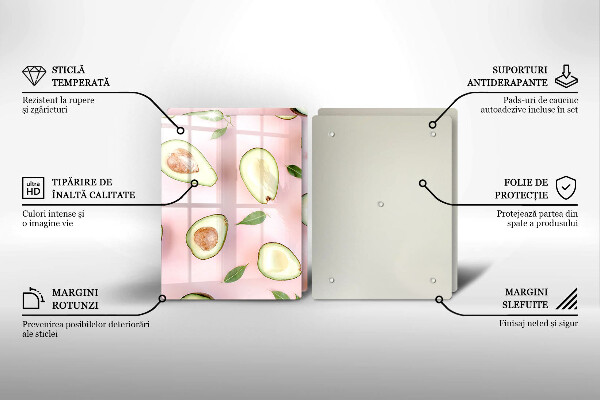 Work surface savers Avocado pattern