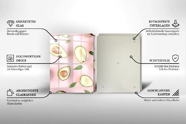 Work surface savers Avocado pattern